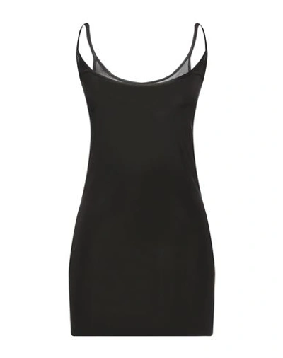 Shop Rick Owens Lilies Woman Mini Dress Black Size 2 Viscose, Elastane