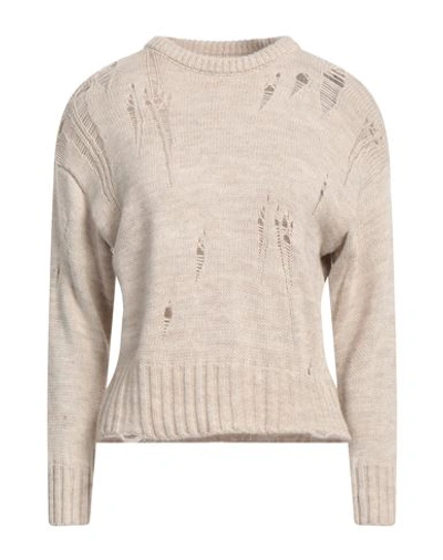 Shop Odì Odì Woman Sweater Beige Size Xs Acrylic