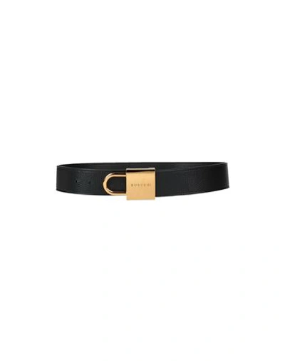 Shop Buscemi Man Belt Black Size 39.5 Soft Leather