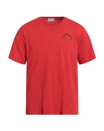 Shop Ballantyne Man T-shirt Red Size S Cotton