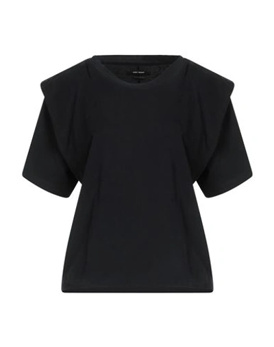 Shop Isabel Marant Woman T-shirt Black Size Xs Cotton
