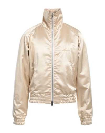 Amiri Zip Track Jacket - Champagne In Beige
