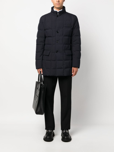 FAY NOTCHED-COLLAR QUILTED DOWN JACKET 