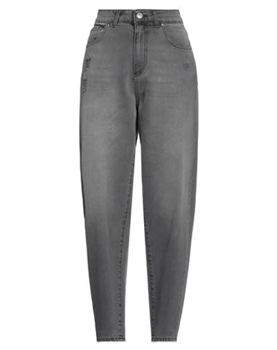 Shop Noir'n'bleu Woman Jeans Grey Size 28 Cotton