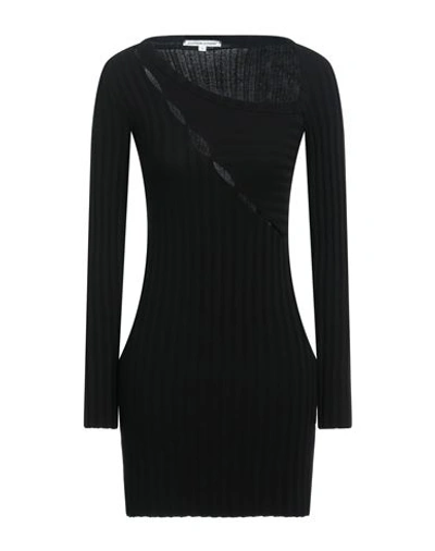 Cotton Citizen Woman Mini Dress Black Size L Cotton, Elastane In Black