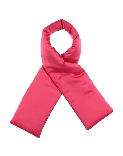 Shop Jucca Woman Scarf Fuchsia Size - Polyester In Pink