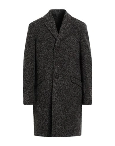Shop Twenty-one Man Coat Lead Size 42 Polyester, Virgin Wool, Acrylic In Grey