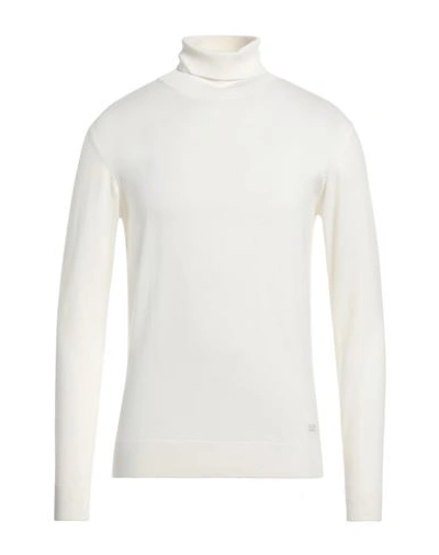 Yes Zee By Essenza Man Turtleneck Ivory Size Xxl Viscose, Nylon In White