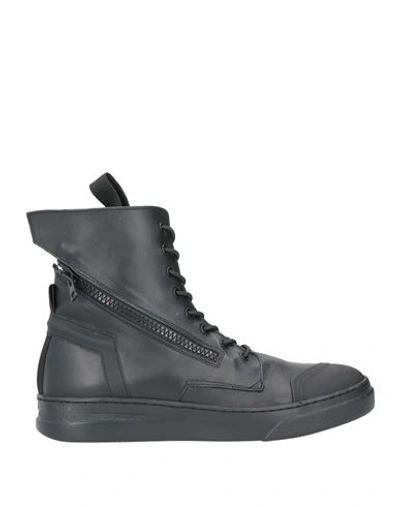 Shop Bruno Bordese Man Sneakers Black Size 9 Soft Leather
