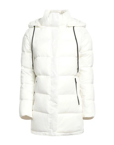 Shop Caractere Caractère Woman Puffer White Size 12 Polyamide