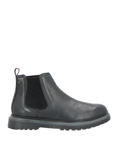 Shop Base London Man Ankle Boots Black Size 8 Soft Leather