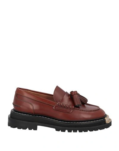 Sandro Leather Jackson Loafers In Brown