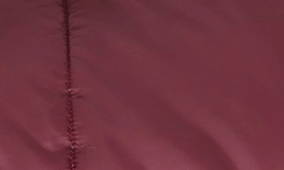 Modern Eternity 3-in-1 Hooded Maternity Puffer Jacket In Burgundy