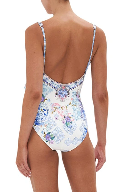 Shop Camilla Paint Me Positano Wrap One-piece Swimsuit