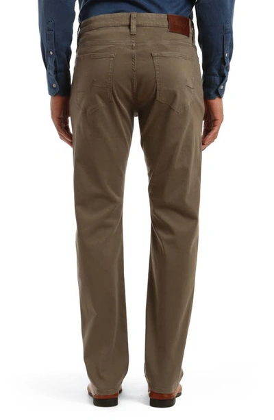 Shop 34 Heritage Charisma Relaxed Straight Leg Twill Pants In Canteen Twill