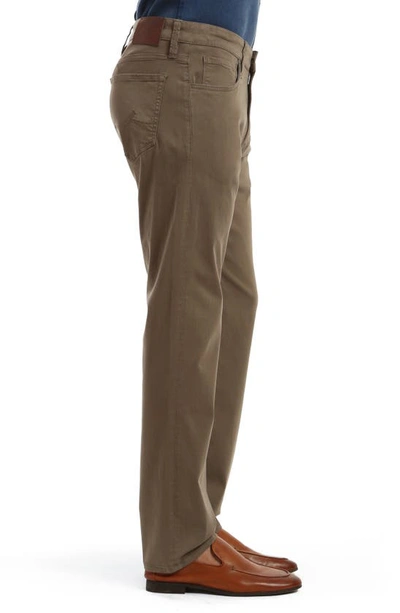 Shop 34 Heritage Charisma Relaxed Straight Leg Twill Pants In Canteen Twill