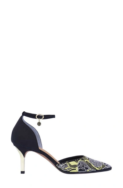 J. Reneé Payten Ankle Strap Pointed Toe Pump In Black