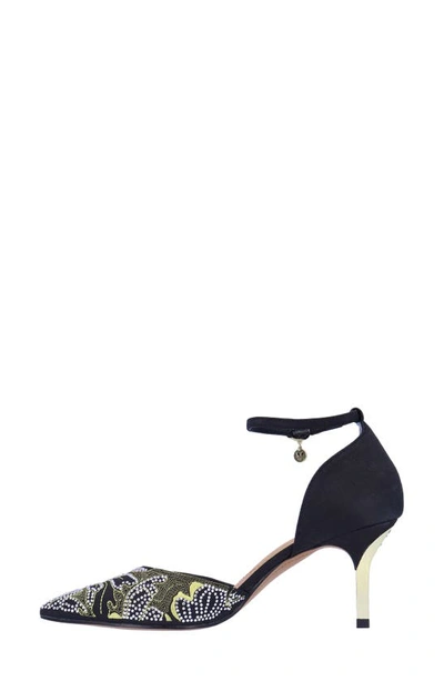 J. Reneé Payten Ankle Strap Pointed Toe Pump In Black