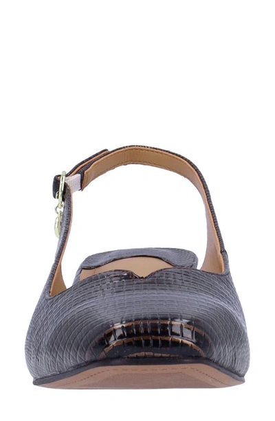 J. Reneé Taveta Slingback Pump In Cognac