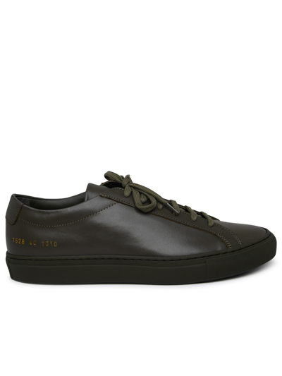 Shop Common Projects Man Sneaker Achilles Low In Green