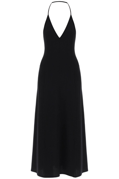 Shop Khaite Raysha Jersey Midi Dress Women In Black