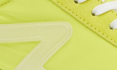 Rag & Bone Retro Runner Sneaker In Neon Yellow Leather