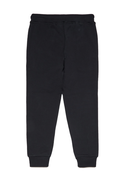Shop Dsquared2 D2lp17u Pants Dsquared Loungewear Pants In Fleece With Logo In Black
