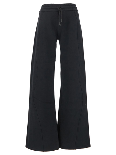 Shop Off-white Round Sweatpants In Black