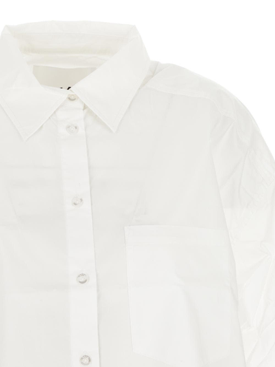 Shop Remain Pleated Back Shirt In White