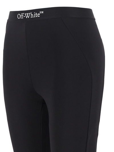 Off-white Flared Leggings With In Black