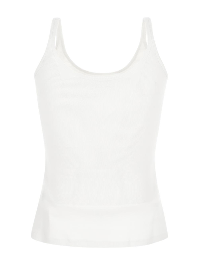 Shop Off-white Off Stramp Rib Tank Top In White