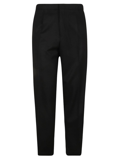 Shop Ermenegildo Zegna Pleated Tapered Trousers In Black