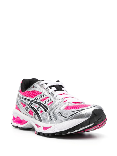Asics Logo-patch Lace-up Sneakers In Pink | ModeSens