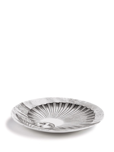 Fornasetti Variazioni N.274 Wall Plate In Black