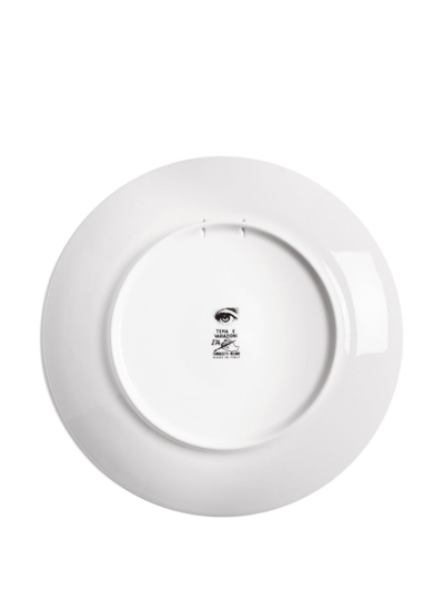 Fornasetti Variazioni N.274 Wall Plate In Black