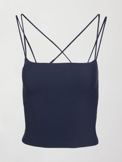 Carbon38 Strappy Tank In Melt - Navy Blazer