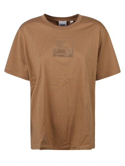 Shop Burberry Margot T-shirt In Camel