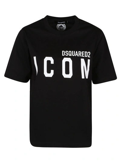 Shop Dsquared2 Icon Forever Easy T-shirt In Nero