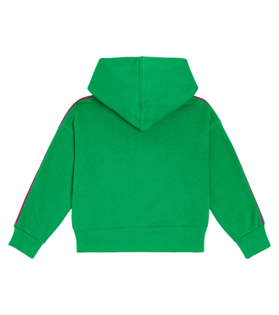 Shop Monnalisa X Looney Tunes Embellished Jersey Hoodie In Green