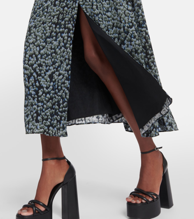 Altuzarra Women's Lillian Smocked Silk Midi-dress In Multicoloured