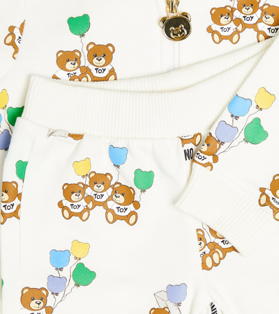 Moschino Baby Set Aus Kapuzenjacke Und Jogginghose In Multicoloured