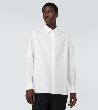 Shop The Row Julio Cotton Poplin Shirt In White