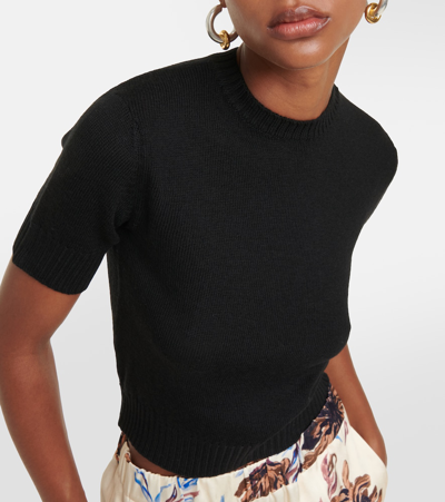 Jil Sander Pullover Aus Wolle In Black