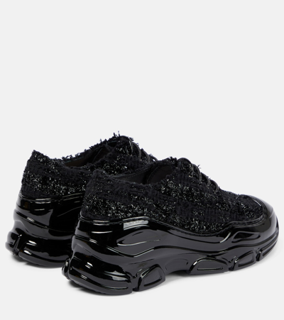 Shop Simone Rocha Embellished Low-top Sneakers In Black