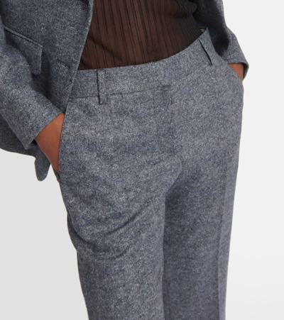 Altuzarra Weite Hose Fossett Aus Einem Wollgemisch In Grey