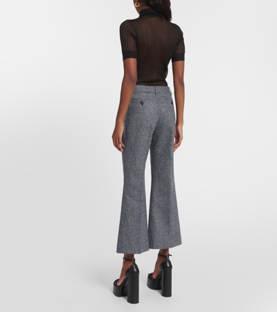 Altuzarra Weite Hose Fossett Aus Einem Wollgemisch In Grey