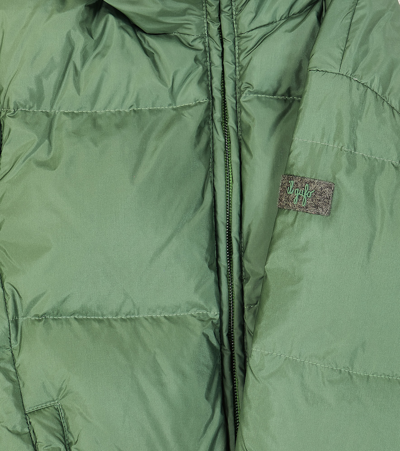 Shop Il Gufo Quilted Down Jacket In Green