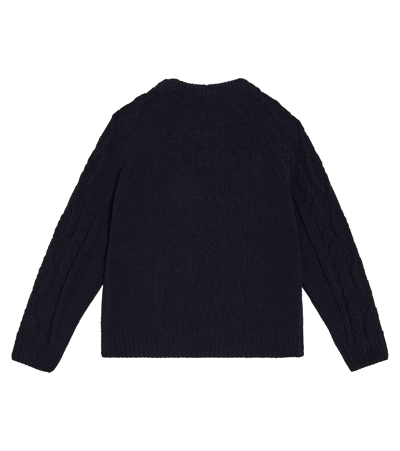 Shop Scotch & Soda Cable-knit Sweater In Blue