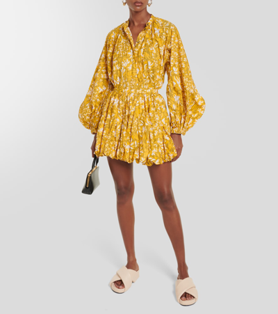 Shop Jil Sander Floral Miniskirt In Multicoloured
