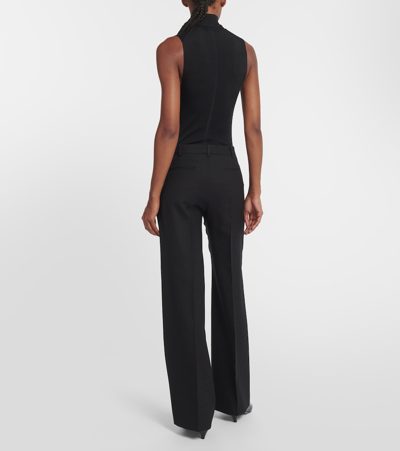 The Row Weite Hose Banew Aus Schurwolle In Black